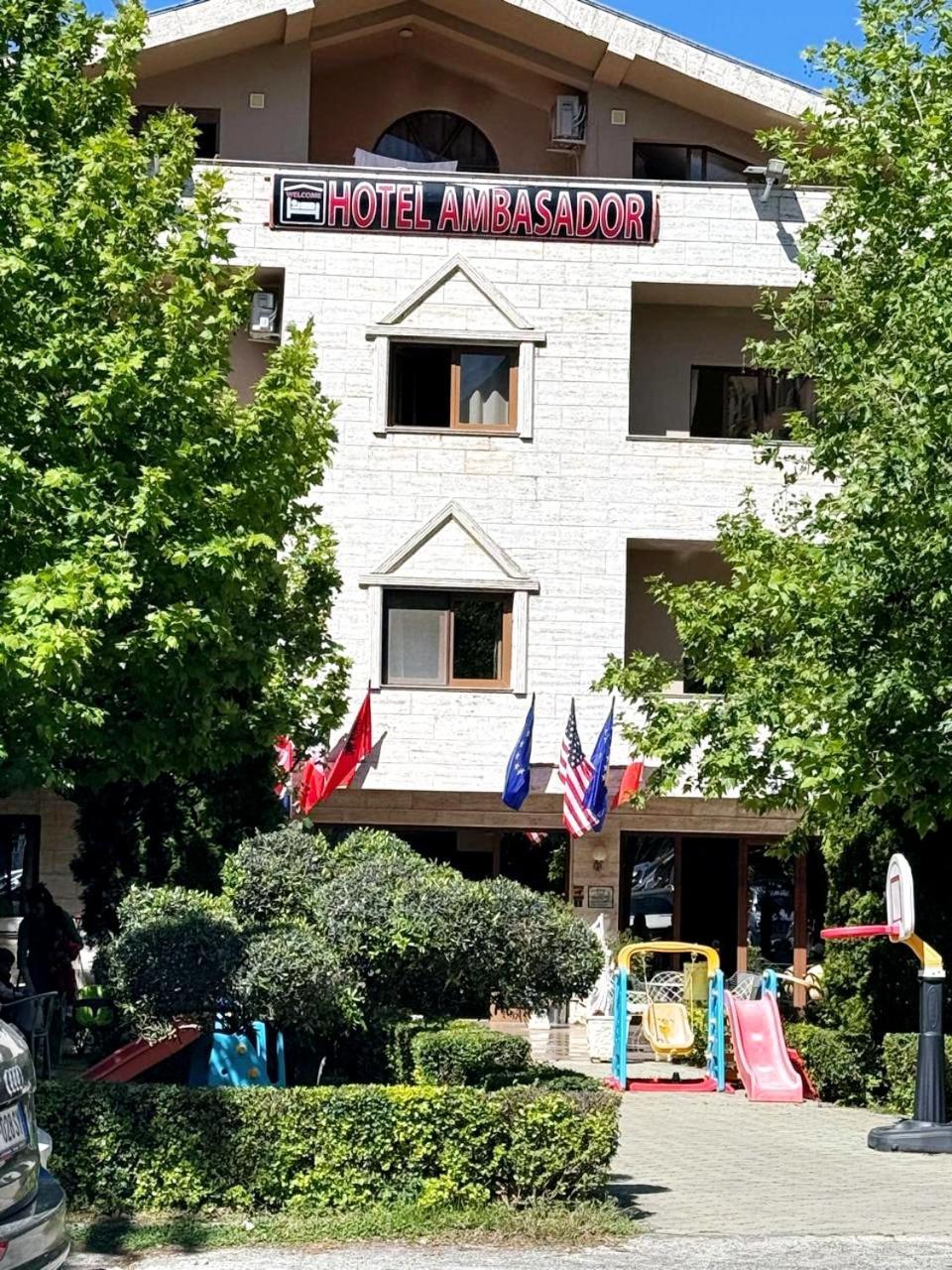 Hotel Ambasador Garden Lezhë Exteriör bild